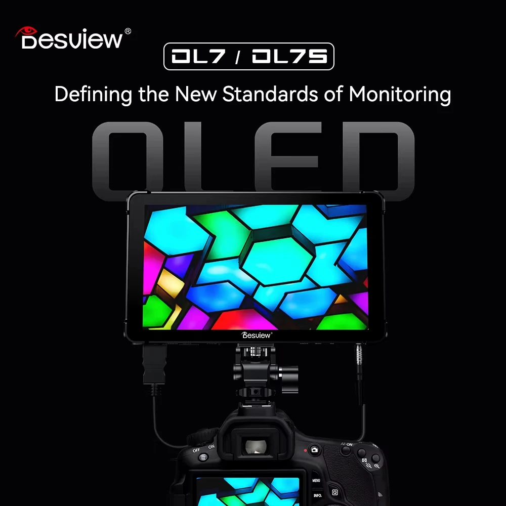 OLED Monitor 1200Nits 7-inch HD2.0 60Hz Input Output 4K60 Touch Screen Monitor Desview OL7 OL7S
