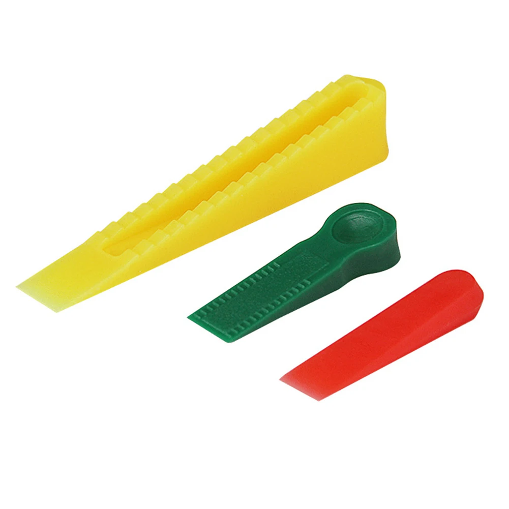 100Pcs Reusable Wedges Porcelain Ceramic Durable Tile Ceramic Level Spacer for Home Decoration Gap Filling Tiling tile spacers