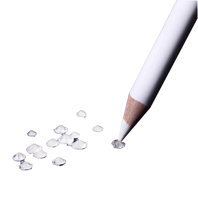 Description Picture 6 of item5/10Pcs Dotting Pen Crystal Pick Up Pencil Nail Art Rhinestones Picking Up Tools DIY Clothes Beads Picker Diamond Pencil
