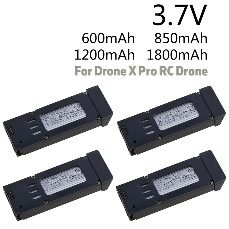 Batterie 3.7V 600-1800mAh pour EACHINE E58 S168 JY019 JD19
