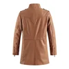 Coat Long Outwear Fashion Warm Casual Vintage Clothing Men Biker Jackets New Mens Long Slim Thick Fleece Winter Leather Jacket 3