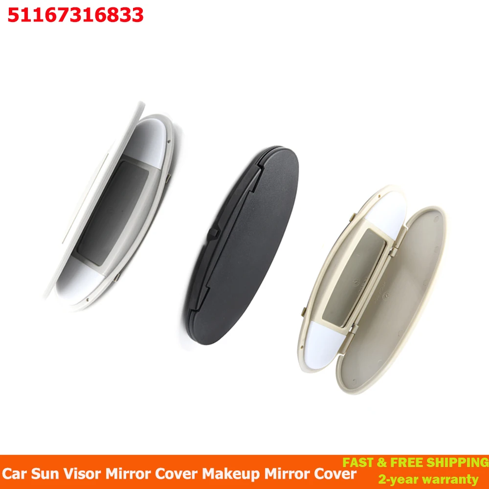 51167316833 Car Sun Visor Mirror Cover Makeup Mirror Cover For Bmw Mini