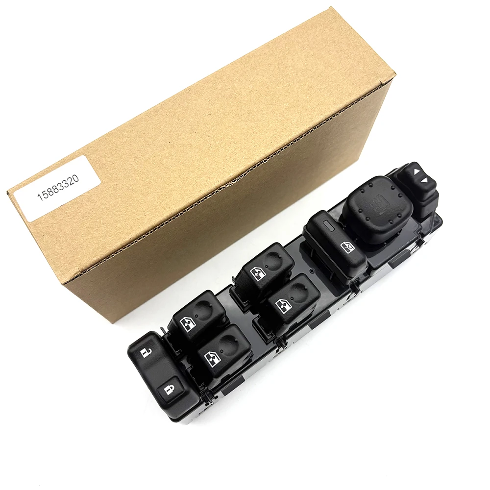OE:15883320 앞좌석 운전석 파워 윈도우 스위치, 2003-2007년형 쉐보레 실버라도, 애벌랜치, GMC, 캐딜락 유콘, 에스컬레이드 호환