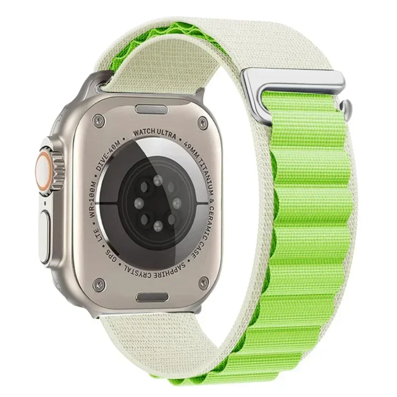 Premium Alpine Loop Nylon Strap for Apple Watch Band - Durable and Stylish Bracelet Watchband