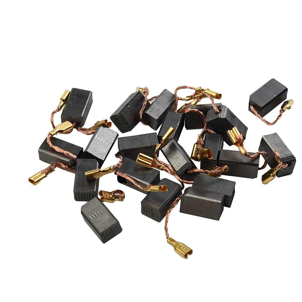 

20Pcs Motor Carbon Brushes Replacement For Electric Drill Angle Grinder Spare Parts Power Tool Accessories 6*8*14mm