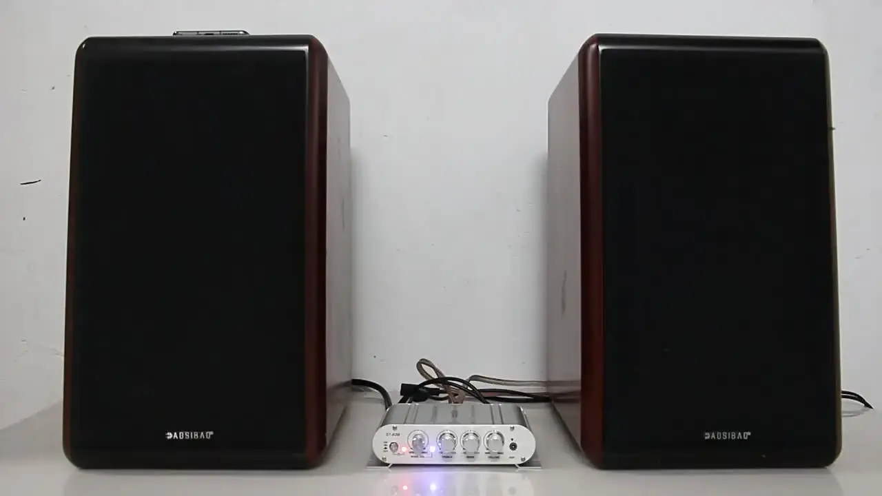 HiFi-versterker, 2.1CH stereo-versterker, RMS 80Wx2 80W ST-838 mini