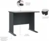 WC8436A Series A Slate 36W Desk 6