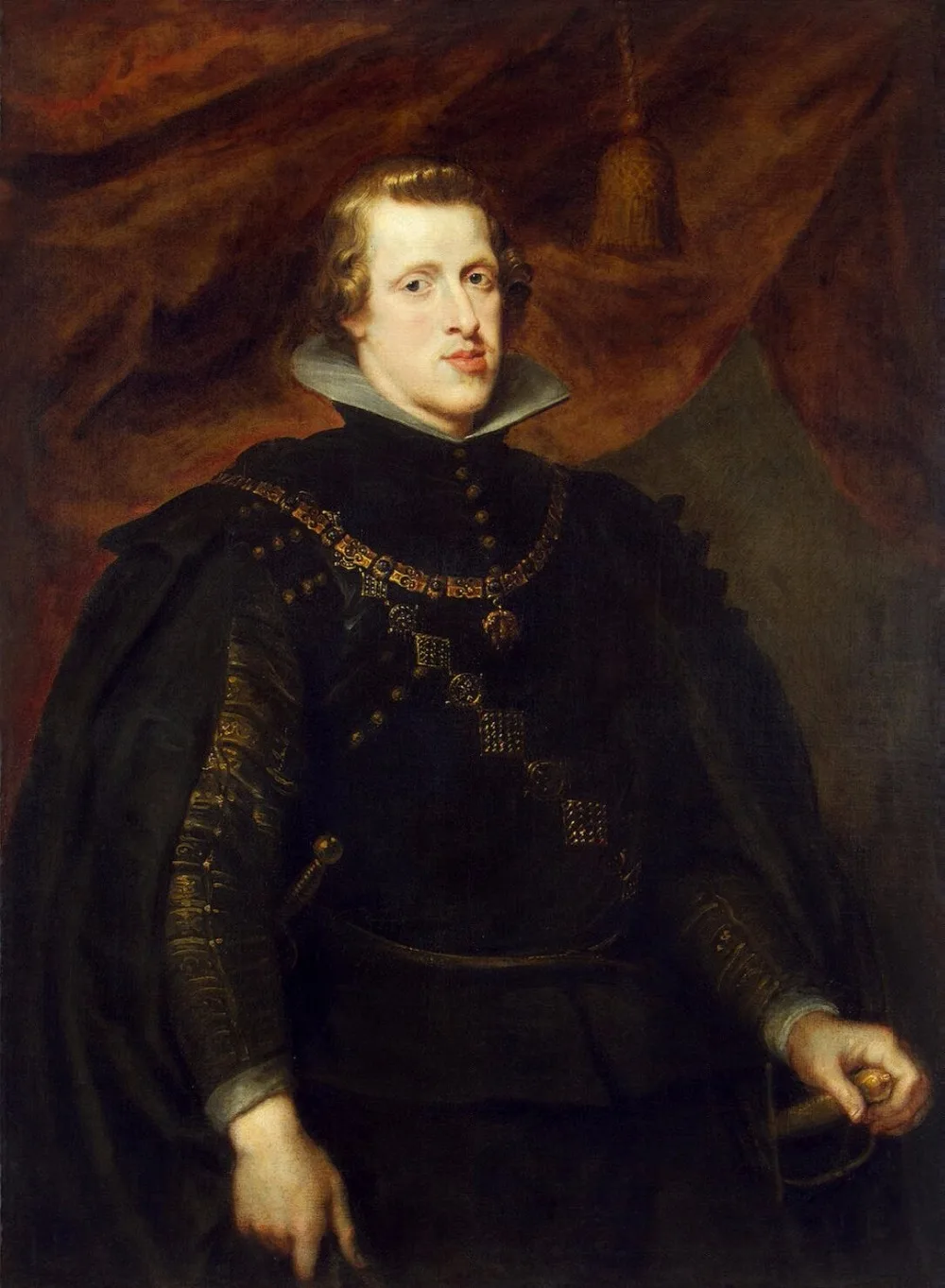 

TOP ART painting- Portrait of King Philip IV of Spain original PRINT art oil painting on canvas -good quality