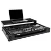 Black DJ Flight Case DDJ-FLX10 With Laptop Platform & Wheels Flight Case 2