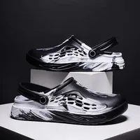Mens Sandals Summer 2023 EVA New Large Size Men's Clogs Lightweight Beach Slippers Breathable Men's Sneaker Sandals Garden Clogs 1