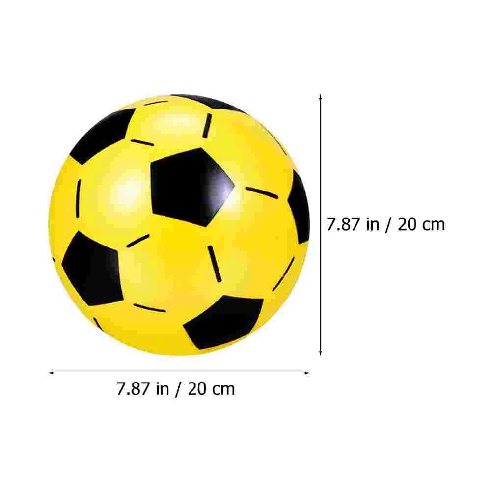 8 Pcs Inflatable Ball Kids Soccer Colorful Football Plastic Children Sports