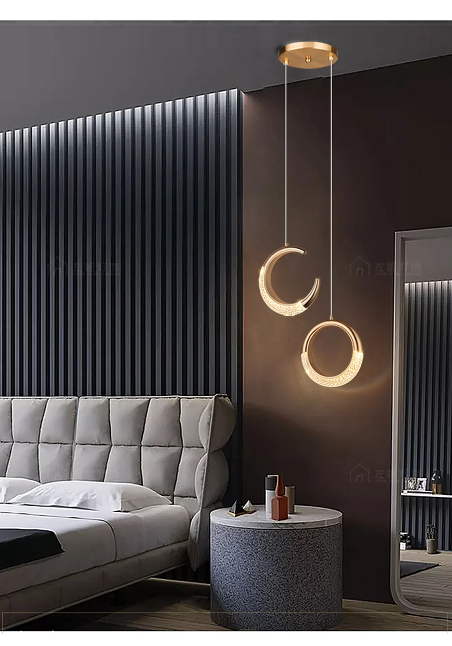 Nordic LED Crystal Ceiling Lamp - Image 8