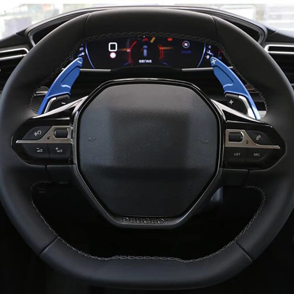 Schaltwippen für Peugeot 508 2008 3008 5008 GT 2017-23 Lenkrad Schaltpaddel Verlängerung DSG Schaltwippen-Verkleidungen – Detail 6