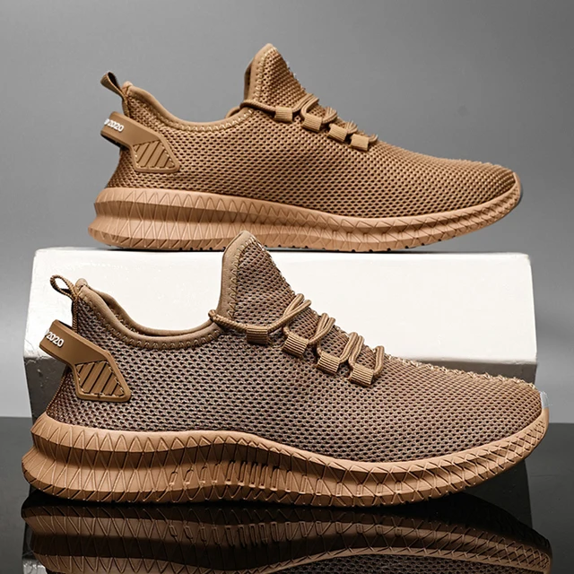 Zapatillas de correr transpirables para hombre y mujer, zapatos informales con plataforma, ligeros, vulcanizados, flexibles, antideslizantes - Imagen 3