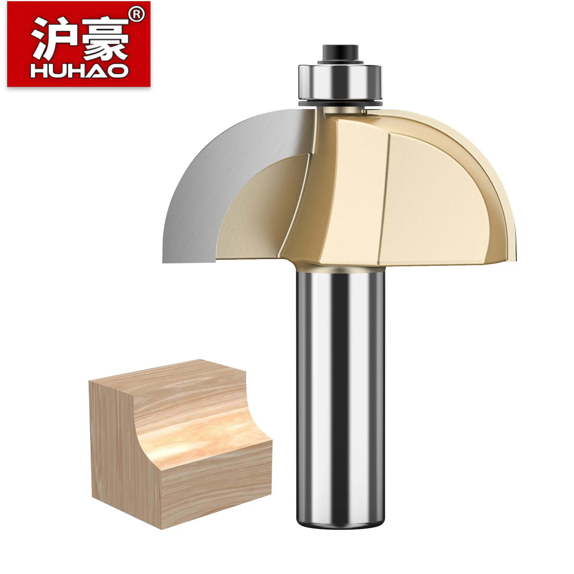 HUHAO Bearing Guided Round Nose Router Bit for MDF Particle Board ...