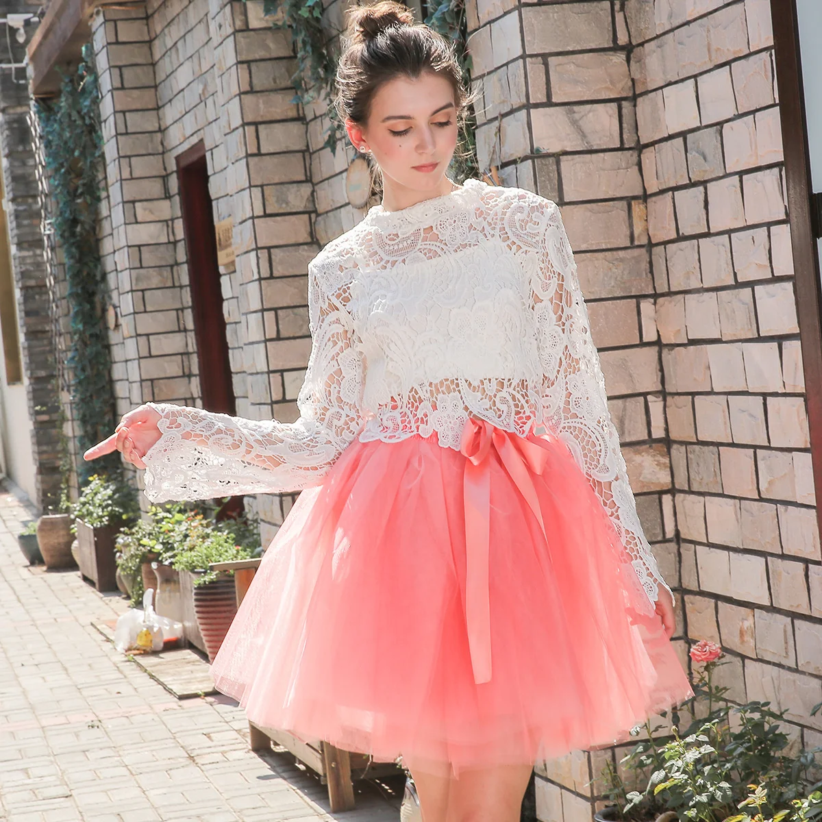 

2022 Summer Lovely Fluffy Soft Tulle Tutu Skirt Pettiskirt 26 Colors Skirts For Mother Daughter Pleated Skirts