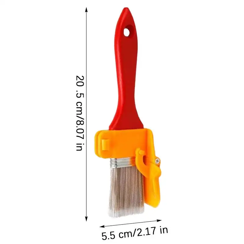 Edging Paint Brush Wooden Handle Edge Trimmer Paint Edger Brush Multifunctional Corner Paintbrush Handheld Painting Tool For