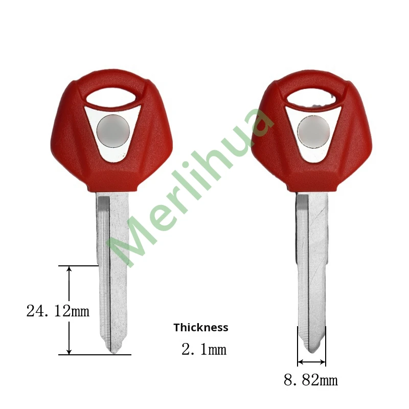 Motorcycle Emergency Key Yamaha motorcycle key, suitable for: Yamaha XJ6 FZ6 FZ1 FZ8 R1R6 MT-07 MT-09 motorcycle key embryo(Can install chips)