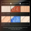 Color Toning Liquid Tanning Liquid Foundation Blends Warm and Cold Tones With Sheer Foundations Clear Close To the Skin Cosmetic 3