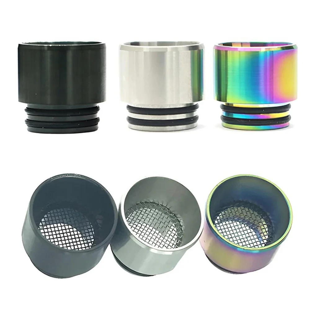 

810 Drip Tip Stainless Steel Wide Bore Metal Mesh Mouthpiece for TFV8 TFV12 PRINCE TANK DIY Accessories