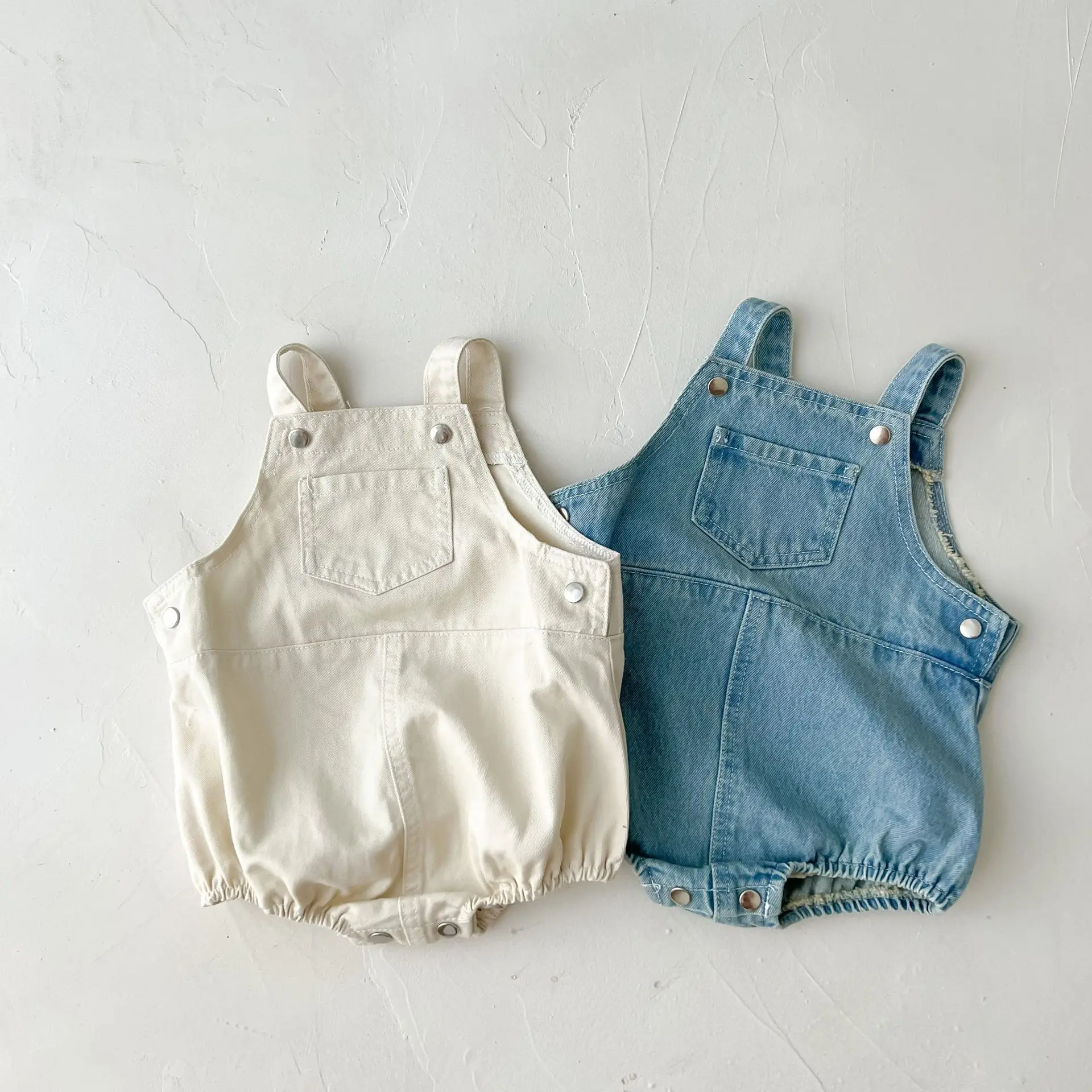 Baby Denim Weste Ärmellos - Stehkragen Jacke Für Jungen Und Mädchen