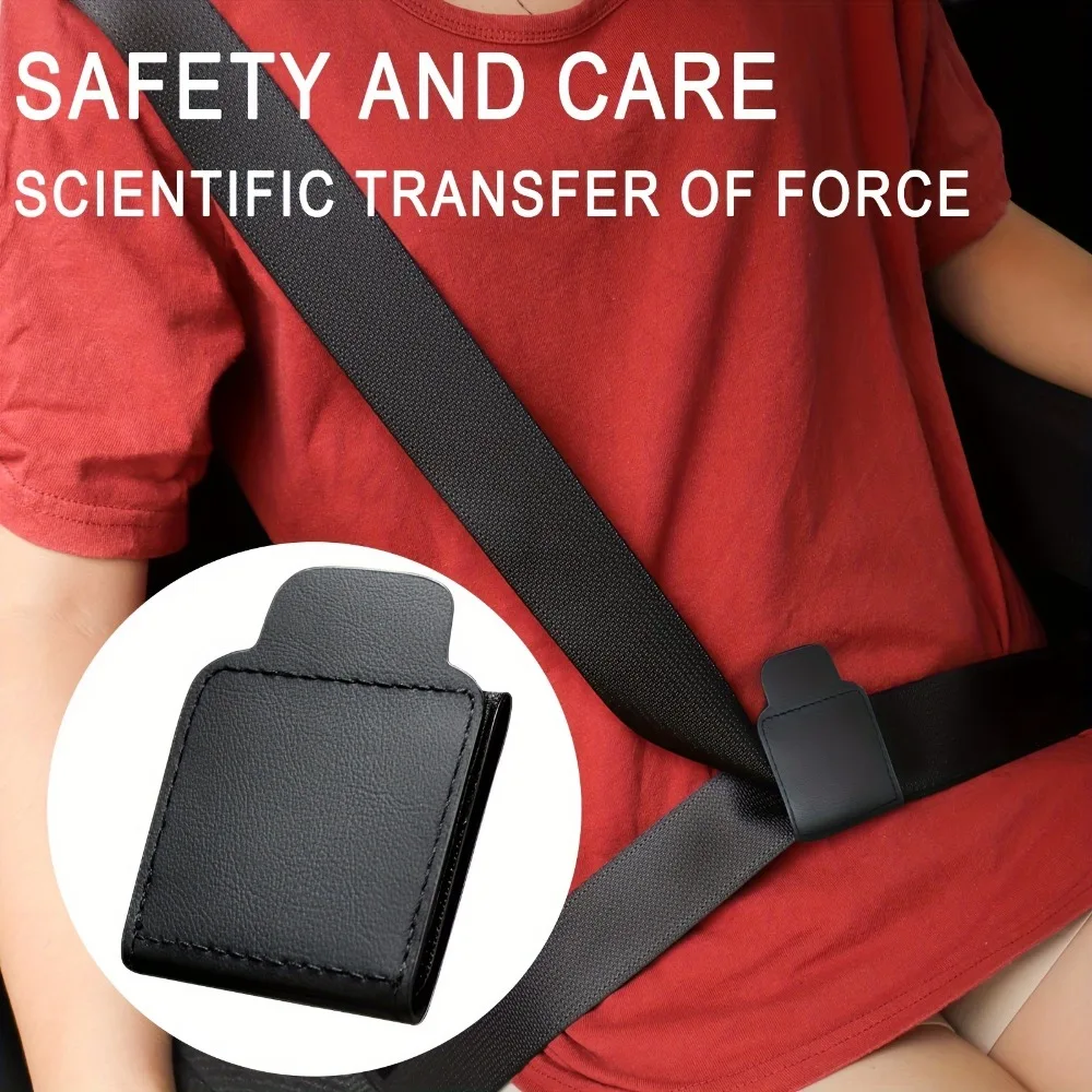New Car Seatbelt Adjuster Shoulder and Neck Positioner Child Anti Strangulation Neck Fixer Adjusting Buckle Seat Belt Cover