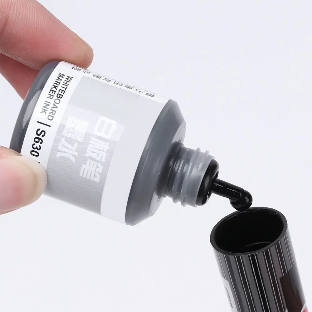 12ml Refill Ink Erasable Whiteboard Marker Pen Inks Black Red Blue 3 Colors Instantly Dry Office Supplies white marker pens,marker pens,color marker pens,pen marker,dry erase markers,whiteboard pens,whiteboard pen ink