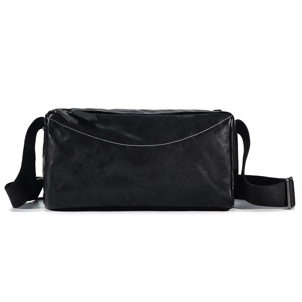 

Leather Mens Genuine Crossbody Bag Retro Shoulder Bags Fashion Travel Small Messenger Cowhide Casual Purses Male