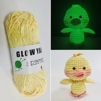 2022 Newest Functional Luminous Yarn Glow in the Dark Polyester Chunky Yarn 53m Long Knitting Wool Yarn for Crochet Sweater Hat - Image 6