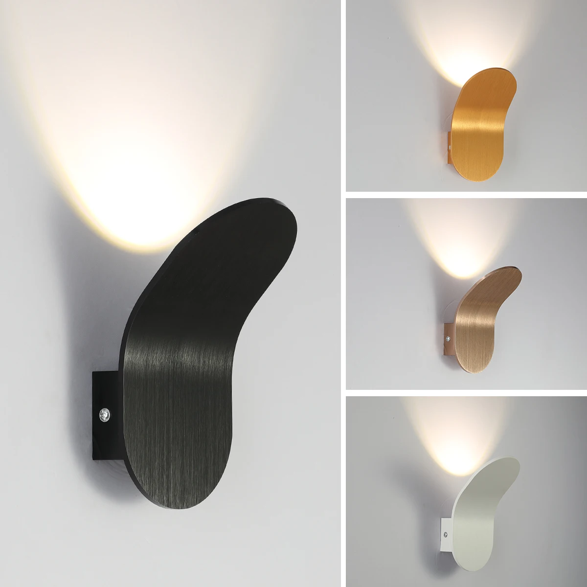 LED Wall Lamps for TV Background Bedside Living Room Corridor Balcony 5W AC85-265V