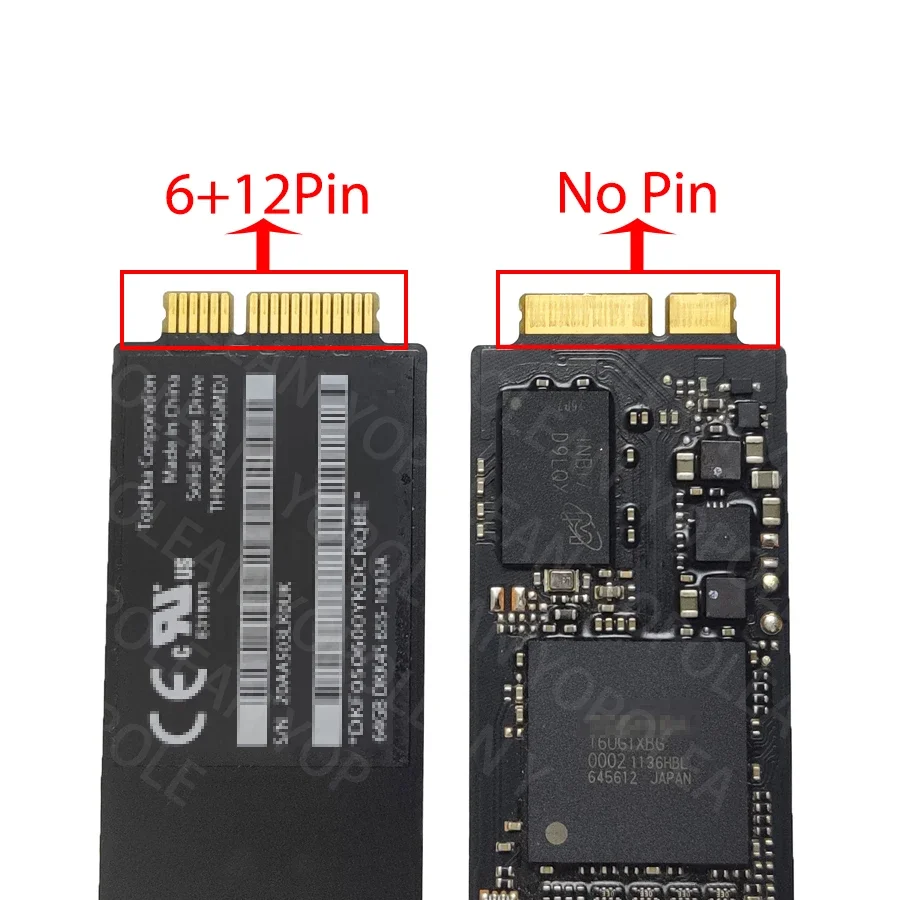 MacbookAir用のオリジナルのssdソリッドステートドライブ,13インチ,11