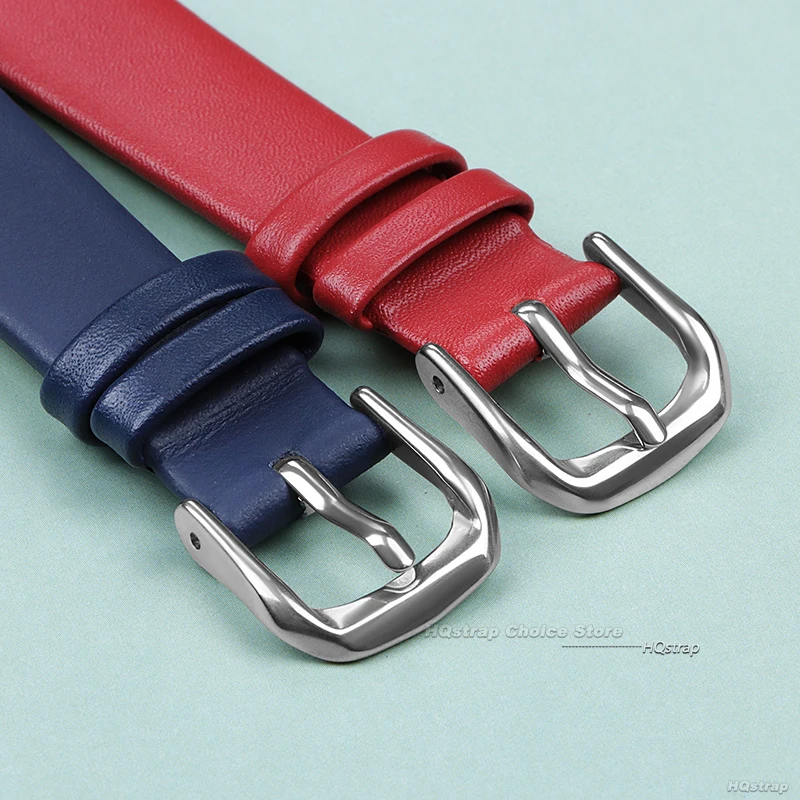 Elegant Women's Genuine Leather Watch Bracelet - Slim Design, Various Sizes Available