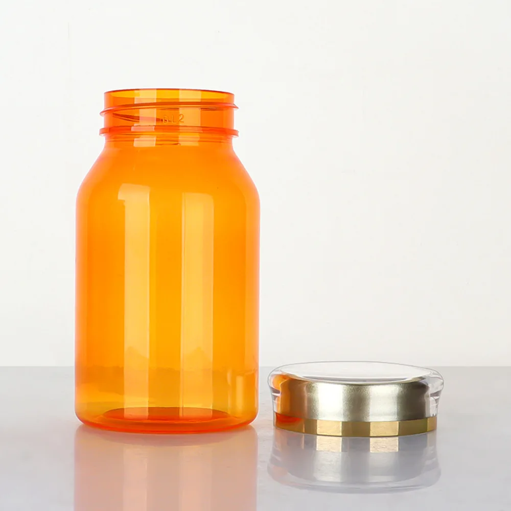 120ml Health Light Proof Empty Medicine Capsule Paket Plastic Jars Tiny Bottles Spice Storage Mini Container 10PCS