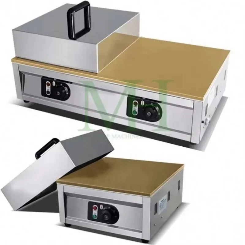 110V Stainless Steel Commercial Electric Souffle Pancakes Maker Souffle Maker Pancake Machine Make Breakfast