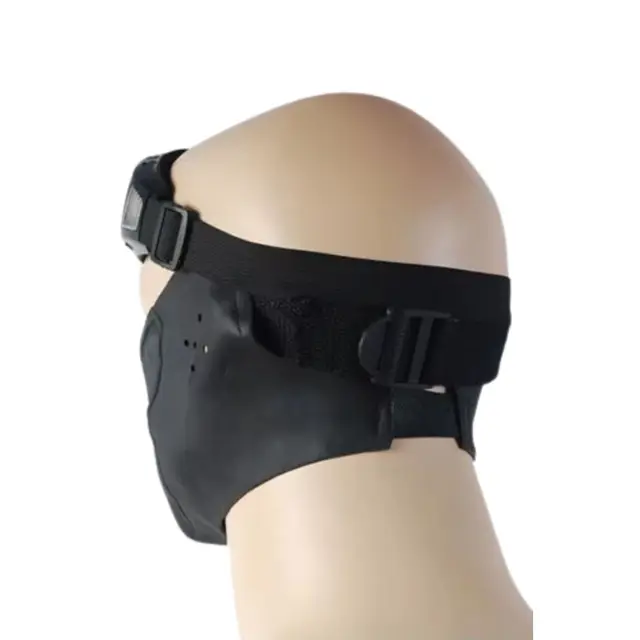 コスプレ ラバーフルフェイスマスク ラテックスブラック2XL