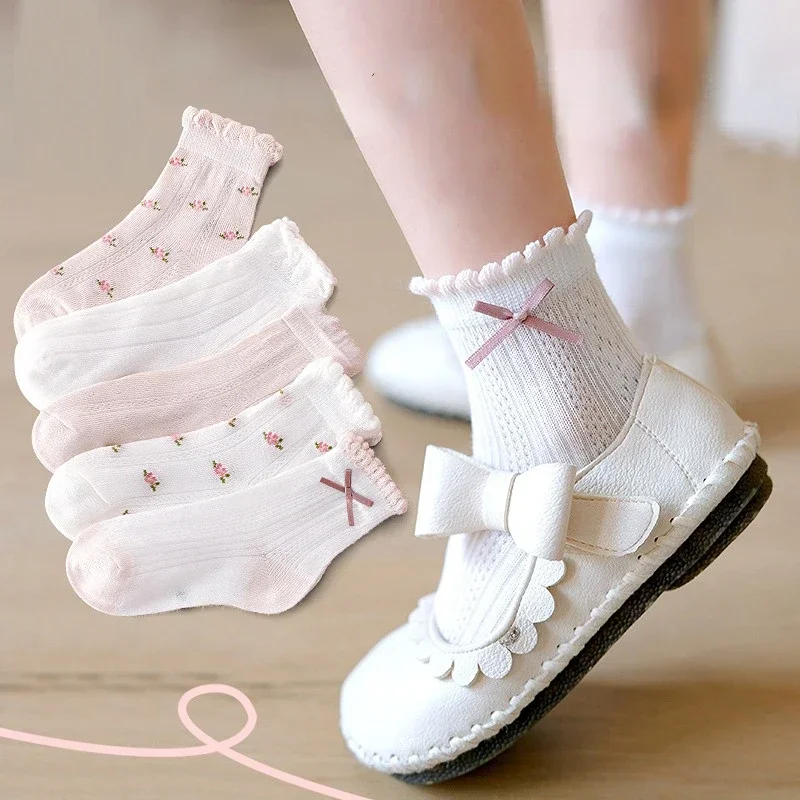 Spring Summer Cotton Girls Socks 2