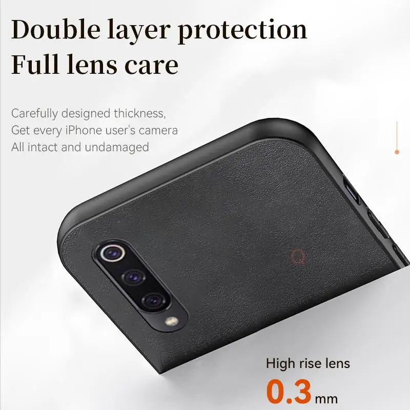 Luxury Sheepskin Leather Smartphone Back Cover