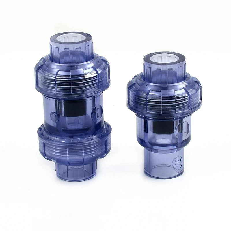 20~63mm High Quality Blue Transparent UPVC Pipe Connectors Garden Water Aquarium Fish Tank Drainage Tube Fittings Accessories pvc pipe fittings