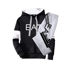 

2022 Men's Tracksuit Luxury Set Casual Hoodies Sweatshirt and Sweatpants Set Jogging Print Sports Tracksuit Suit S-3XL