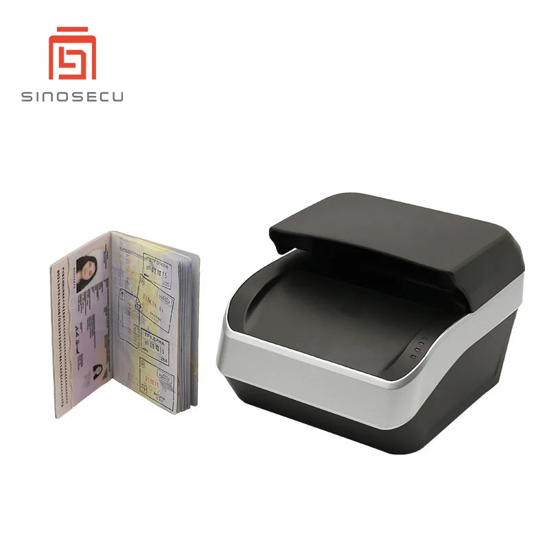 Sinosecu Multi-purpose Passport Reader Automatically Extract Data Details From All Countries' Passports OCR IR White Image