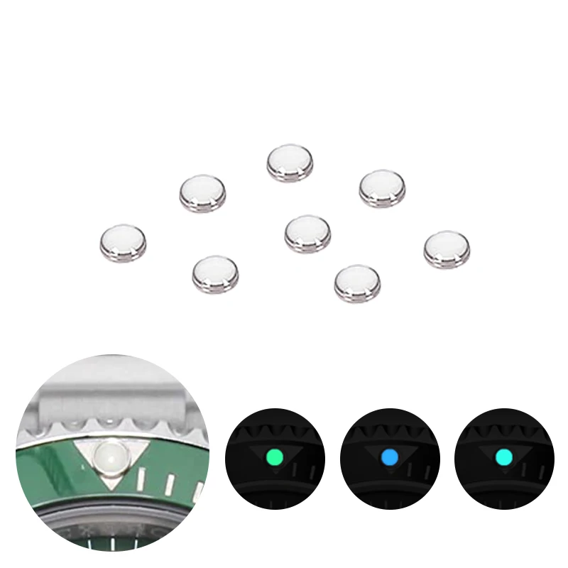 10 Punti Luminosi Blu Per Lunette Orologi - Accessori Per Quadranti, Ideali Per Illuminazione Notturna - Foto 4