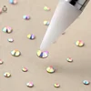 1Pc Crystal Double Head Point Drill Pen Gem Rhinestone Picker Wax Pencil 2Ways Use Sticking Picking Dotting Jewelry Tools 3