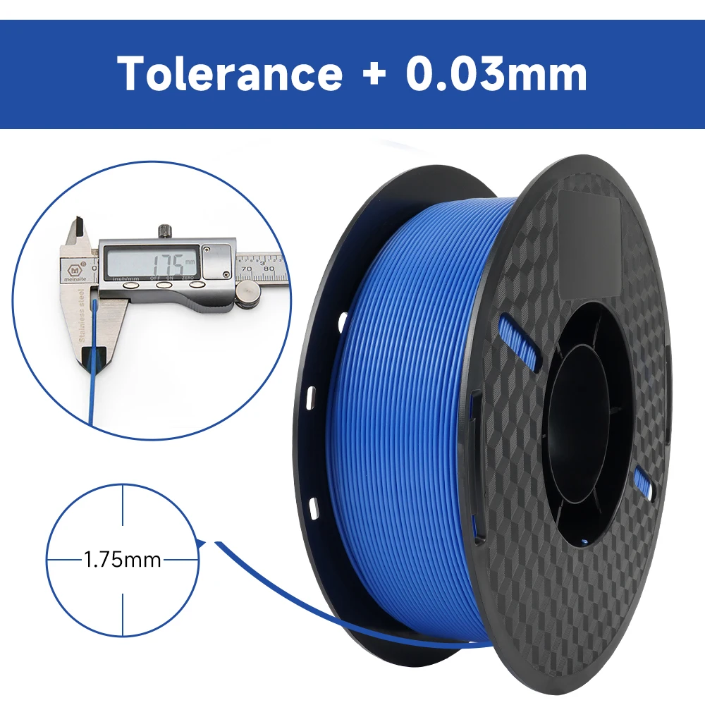 Filamento Pla Printer 1kg 175 mm Material de Impressão Degradável Ecológico Padrão Plástico Rolos Alta Qualidade Kingroon3d - Imagem 2