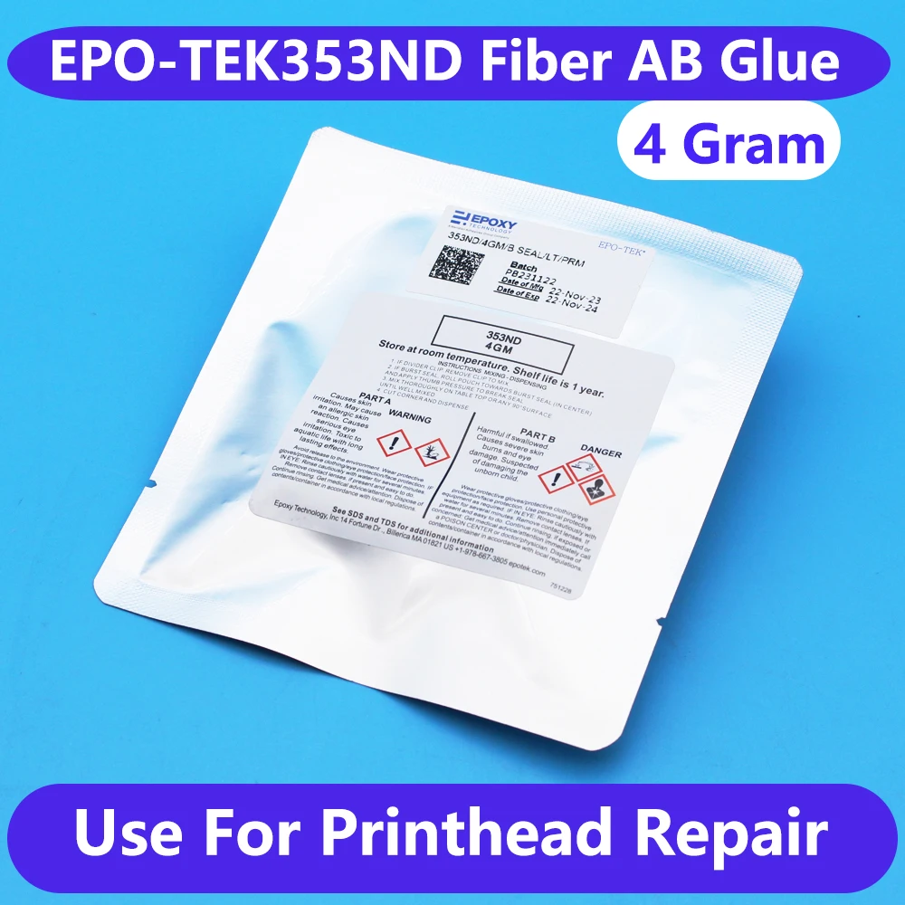 Printhead Repair EPO-TEK353ND Glue Fiber Optic Curing Two