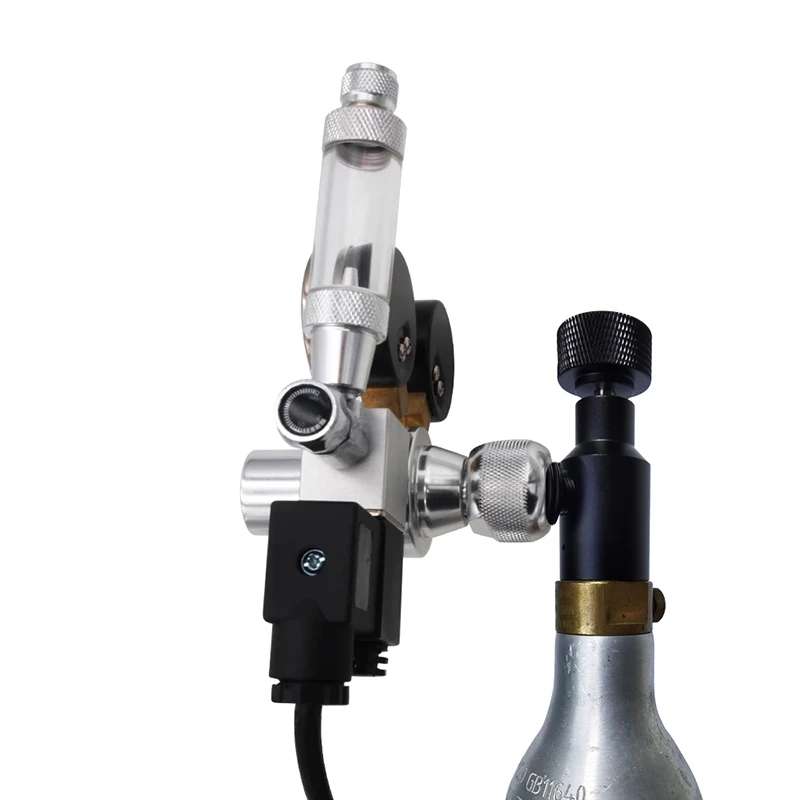 Soda Water CO2 Cylinder Refill Adapter Connector Gas Regulator