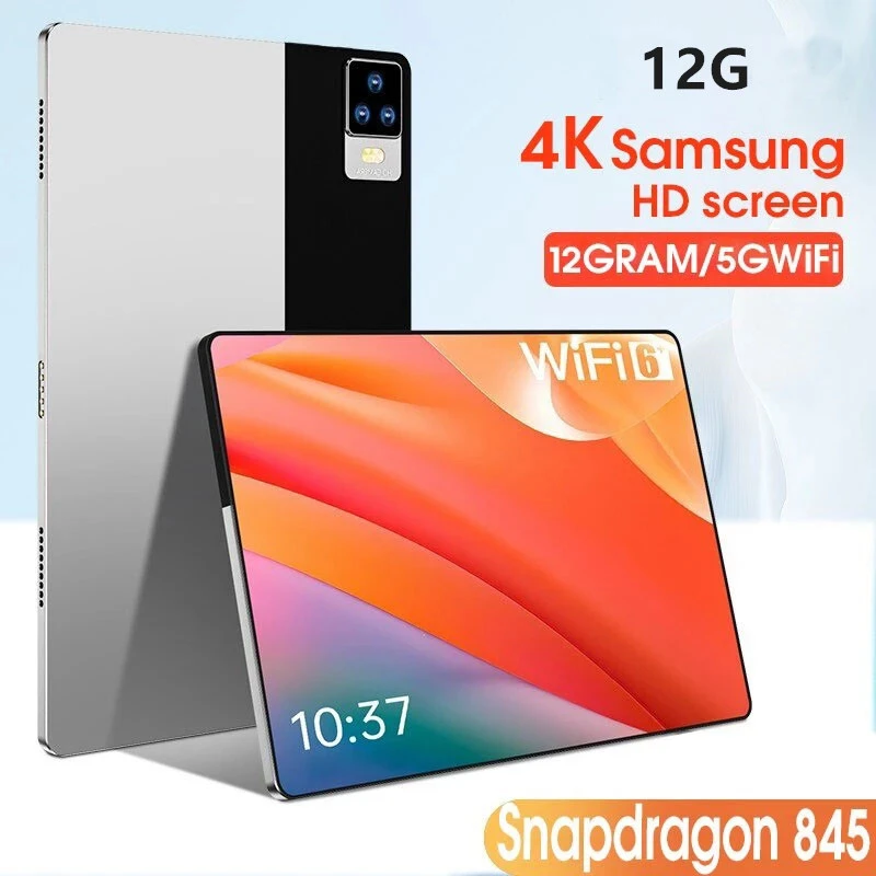 Global version HD Samsung screen Snapdragon 845 Android 11.0 Tablets Dual Camera Bluetooth Connection Sutdy/Office