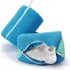 1/2X Wash Shoes Bag Padded Net Laundry Shoes Protector Fluffy Fibers Polyester Washing Shoes Machine Laundry Drying Storage Bags 6