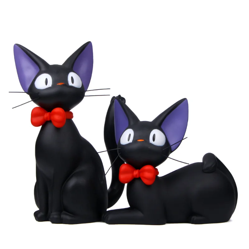 

Kawaii Kiki toy Piggy Bank Delivery Service Jiji Cat PVC Figure Savings Bank Birthday Gifts
