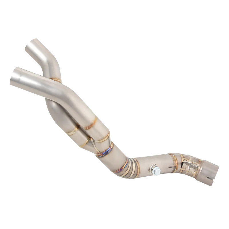 Motorcycle Exhaust Escape Modify Middle Link Pipe Connect Original Muffler Slip-On For Yamaha YZF R1 YZF-R1 MT-10 MT10 2007 2008 - Image 6
