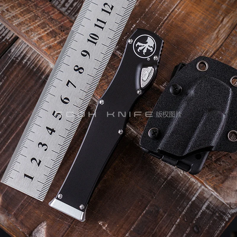 FOOHKNFIE VERSION HALO 6 Micro Tactical Tech HALO VI Gear D2 Steel CNC 6061 Aluminum Handle EDC Self Defense Gear 5